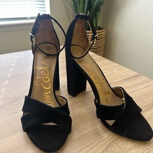 Sam Edelman Black Strappy Heels